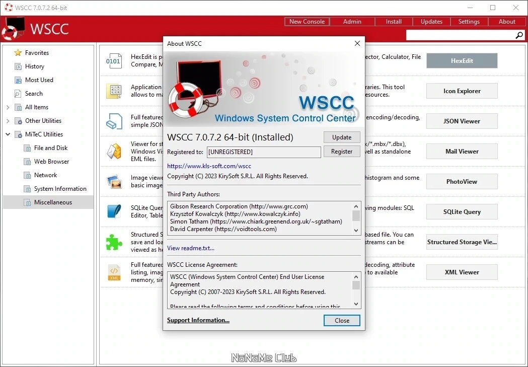 Обновление программ на компьютере - WSCC (Windows System Control Center) 7.0.7.2 + Portable — изображение 2