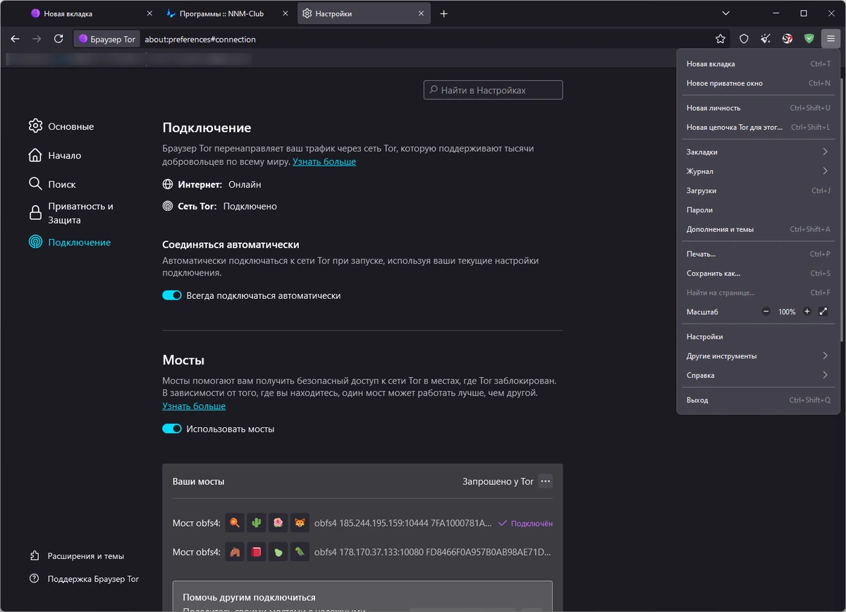 Анонимный доступ в сеть Tor Browser Bundle 14.5.1 Portable — изображение 2