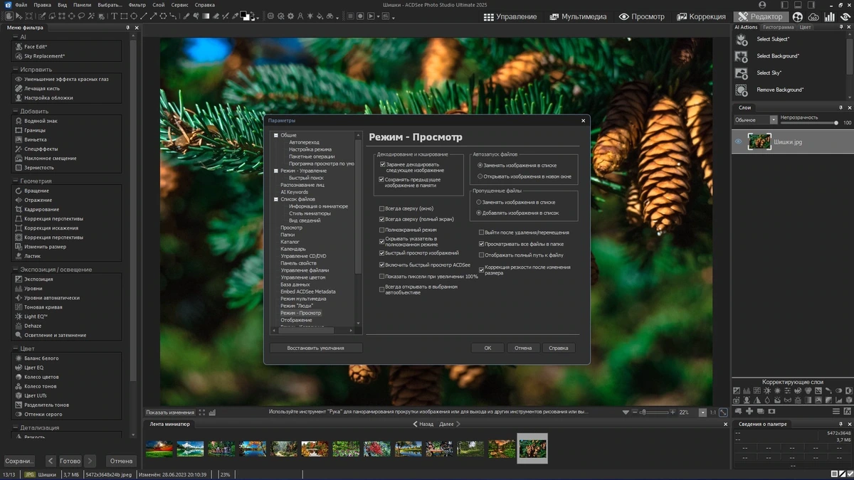 Обработка цифровых фотографий ACDSee Photo Studio Ultimate 2025 18.0.1.3997 Full / Lite RePack by KpoJIuK — изображение 2