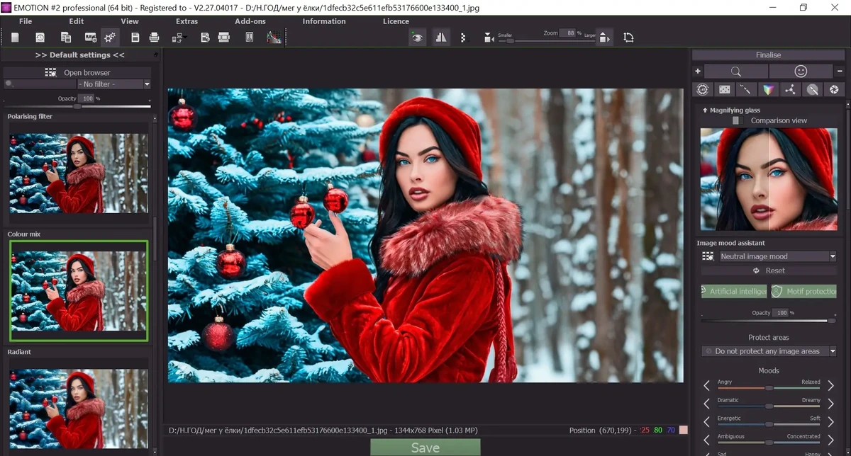 Обработка фото Franzis EMOTION #2 Pro 2.27.04017 Portable by Spirit Summer — изображение 2