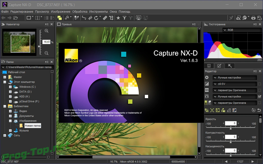Обработка фото с цифровой камеры - Nikon Capture NX-D 1.6.3 — изображение 2