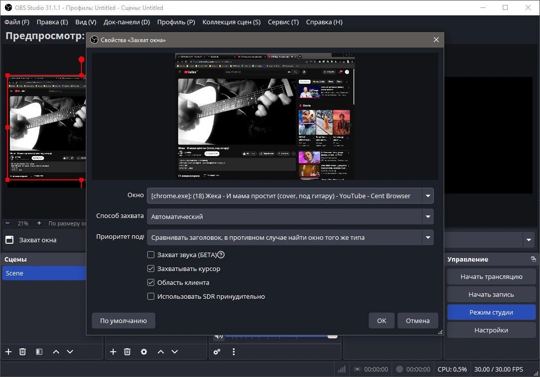 OBS Studio 31.1.1 + Portable — изображение 2