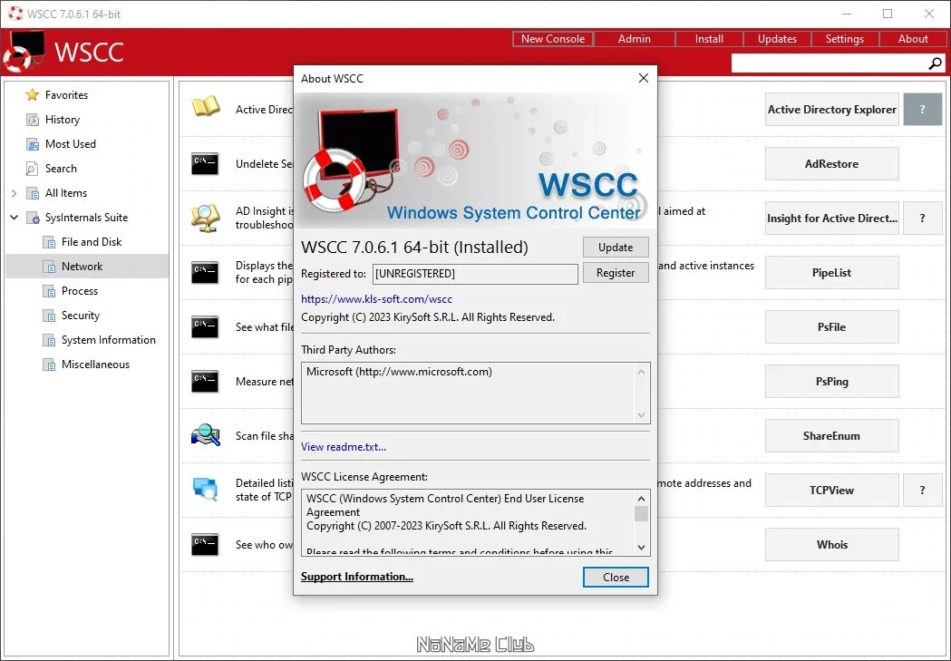 Обслуживание ПК WSCC (Windows System Control Center) 7.0.6.1 + Portable — изображение 2