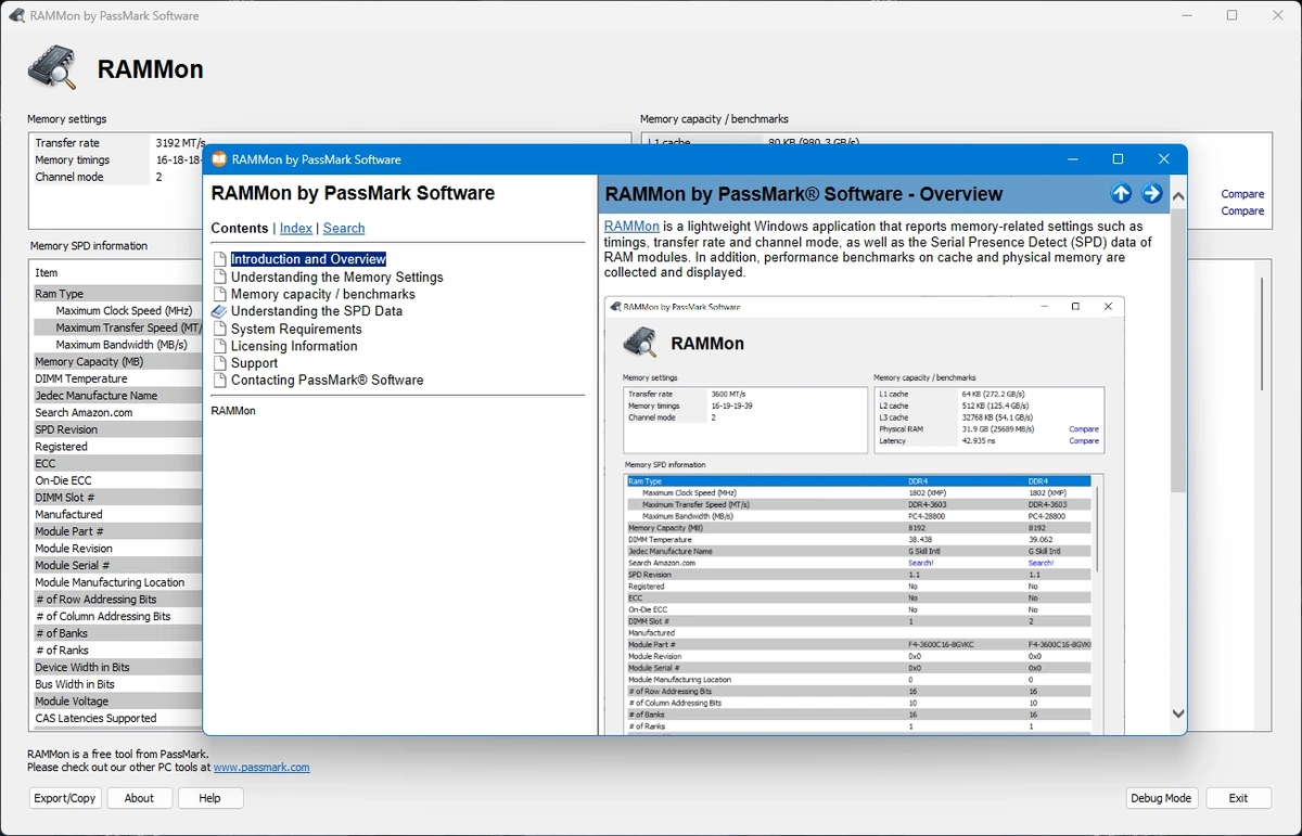PassMark RAMMon 3.3 Build 1000 — изображение 2