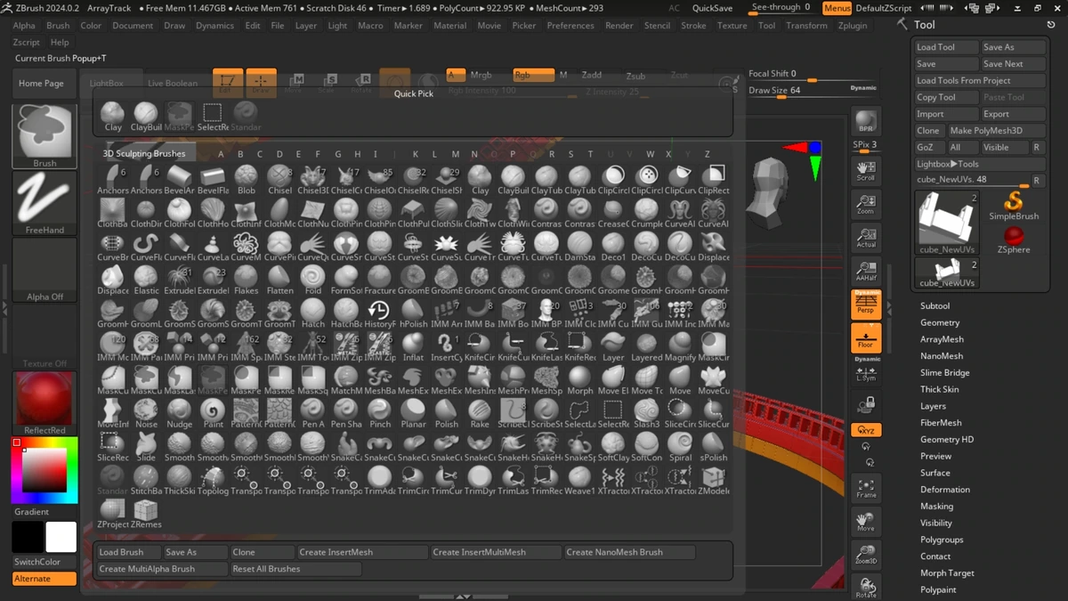 ZBrush 2024.0.2.22 (x64) Portable by 7997 — изображение 2