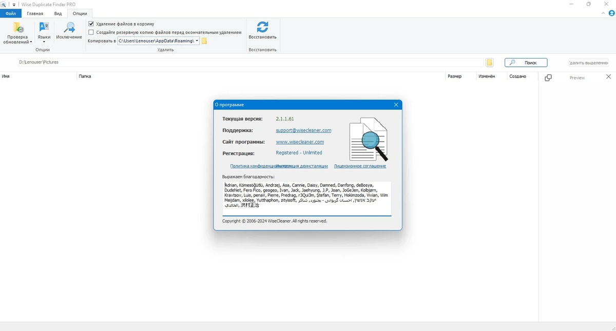 Поиск и удаление дубликатов на ПК - Wise Duplicate Finder Pro 2.1.1.61 — изображение 2