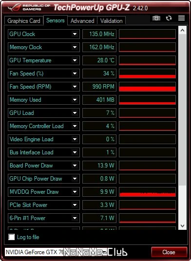 Полная информация о видеокарте - GPU-Z 2.42.0 + ASUS_ROG — изображение 3