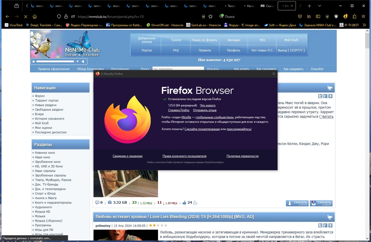 Firefox Browser 125.0 — изображение 3