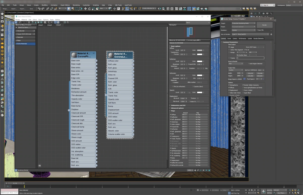 Популярный визуализатор Corona Renderer 12 update 1 for 3ds Max 2016-2025 — изображение 3