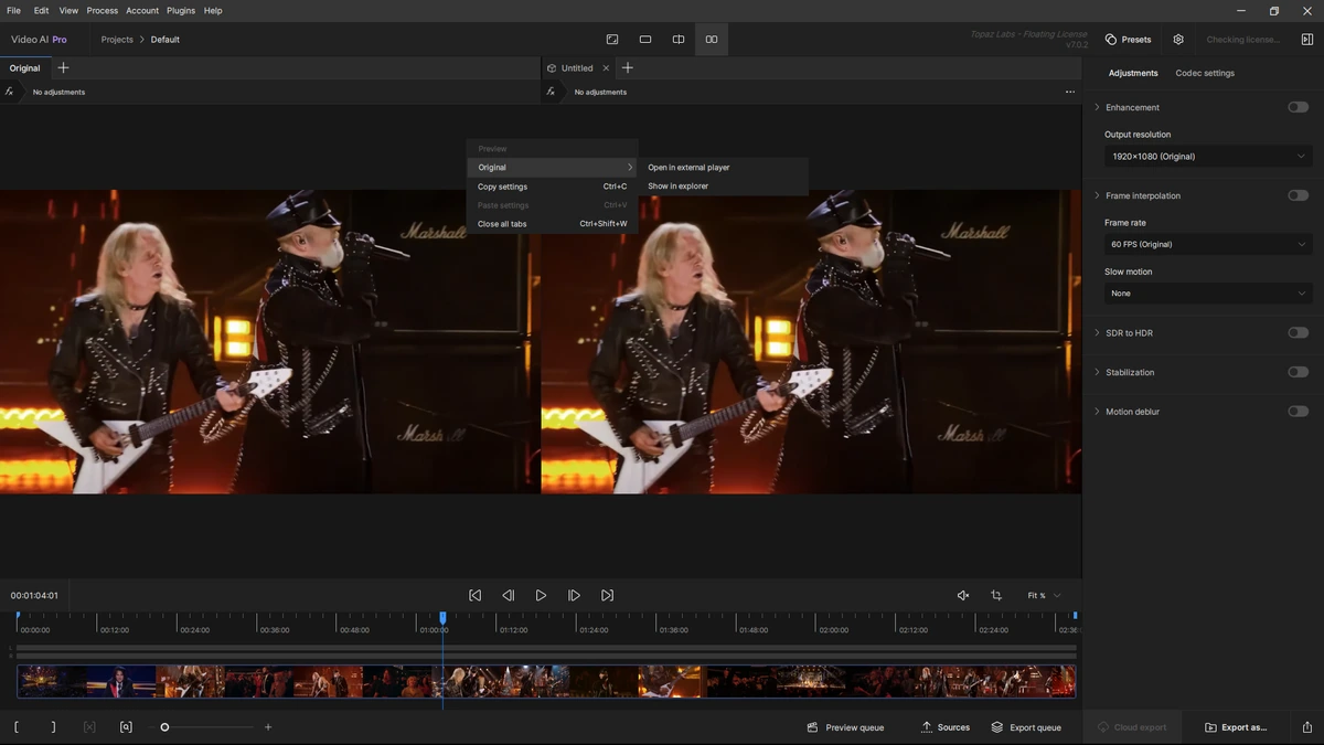 Topaz Video AI 7.0.2 by KpoJIuK — изображение 3