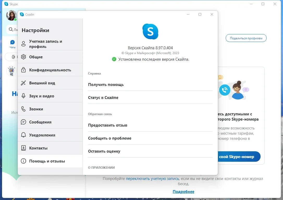 Портативный скайп Skype 8.97.0.404 by elchupacabra — изображение 3