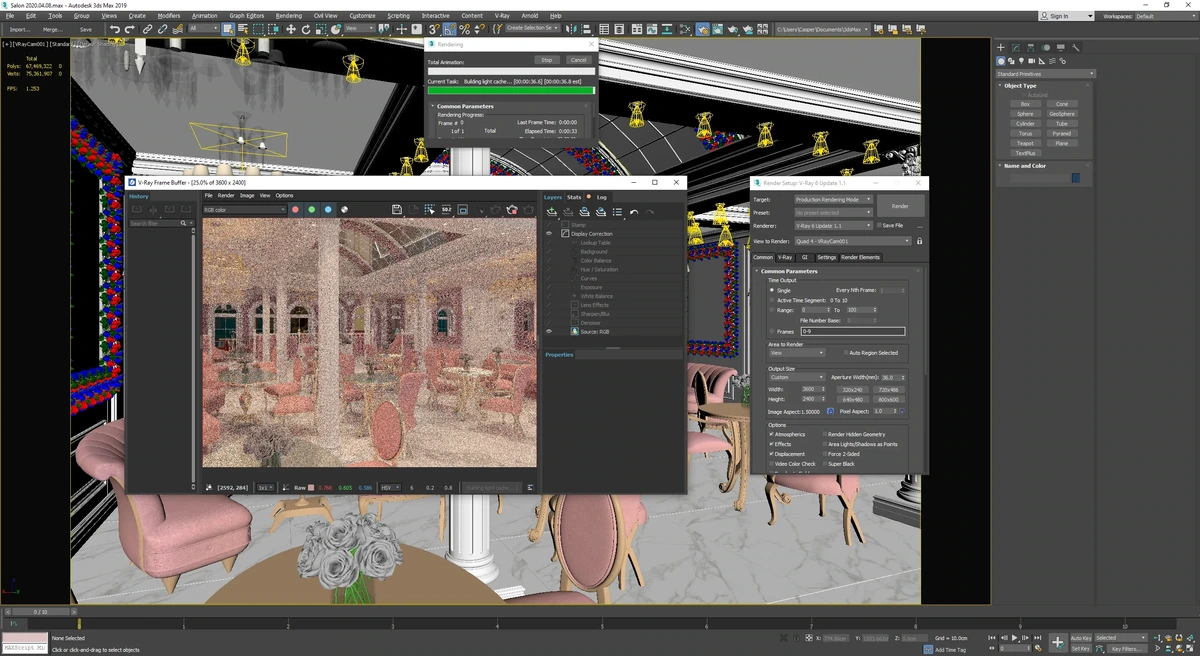 Архитектурная визуализация V-Ray 6.10.06 for 3ds Max 2019-2024 — изображение 3