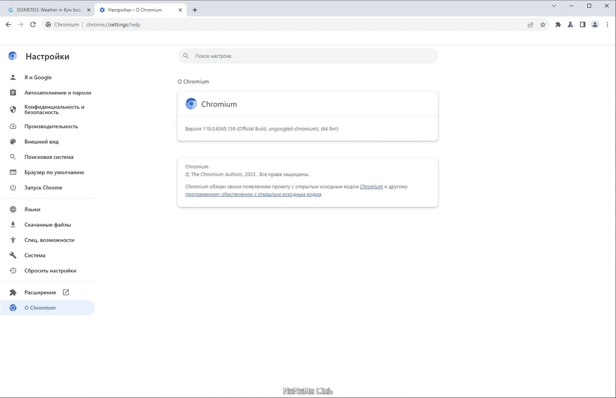 Приватный интернет Ungoogled Chromium 119.0.6045.159-1.1 + Portable — изображение 3