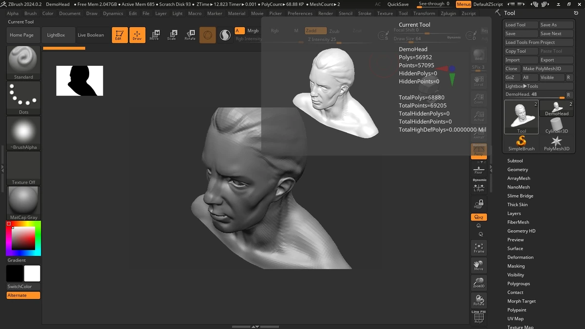 Программа для моделирования - ZBrush 2024.0.2 — изображение 3