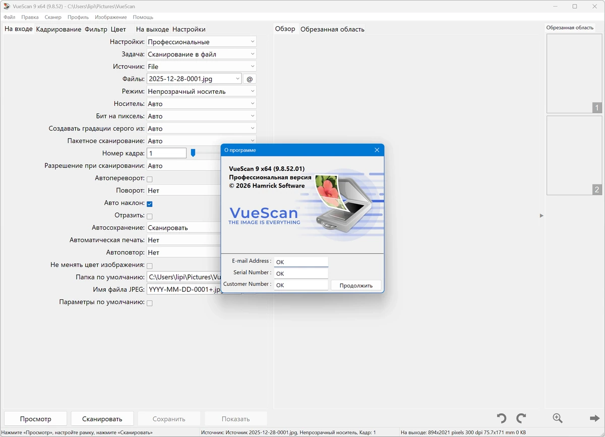 Программа для сканеров VueScan Pro 9.8.52.01 — изображение 3