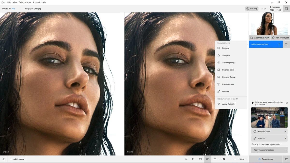 Прогрессивный фоторедактор Topaz Photo AI Pro 3.4.5 (x64) RC — изображение 3
