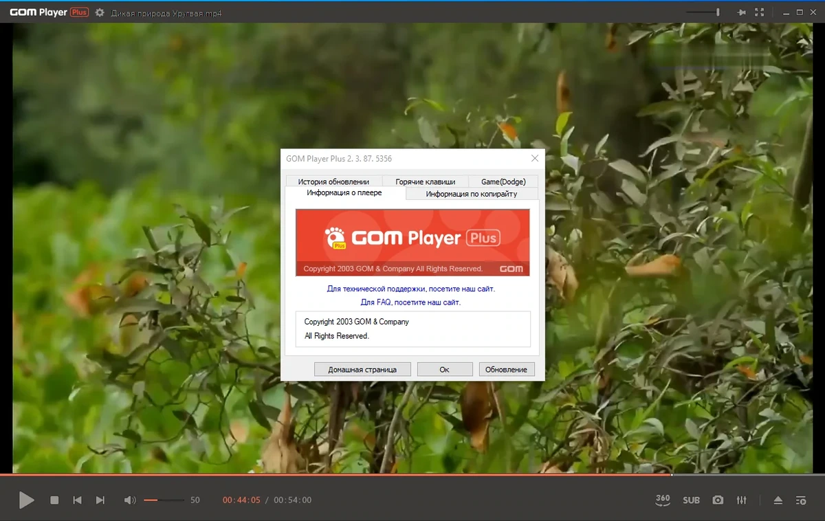 Проигрыватель видео GOM Player Plus 2.3.87.5356 by Dodakaedr — изображение 3