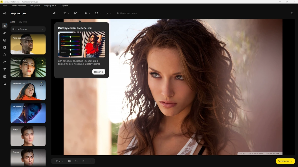 Простой фоторедактор Movavi Photo Editor 24.3.0 (x64) Portable by 7997 — изображение 3