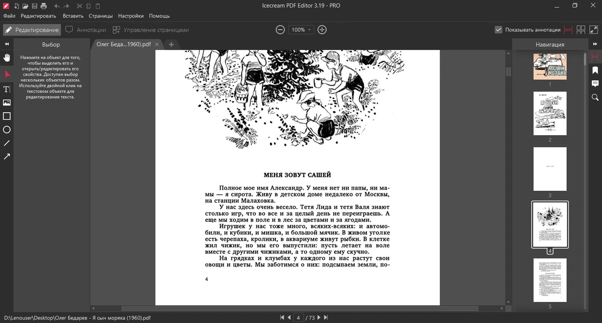 Простой редактор PDF файлов - Icecream PDF Editor Pro 3.19 — изображение 3