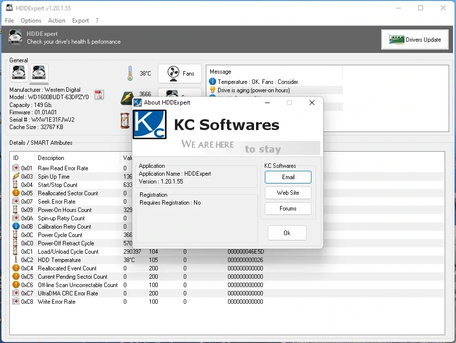 Проверка HDD HDDExpert + Portable 1.20.1.55 — изображение 3