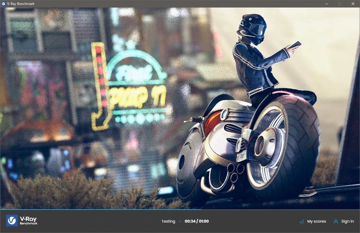 Проверка производительности ПК V-Ray benchmark 5.02.01 — изображение 3