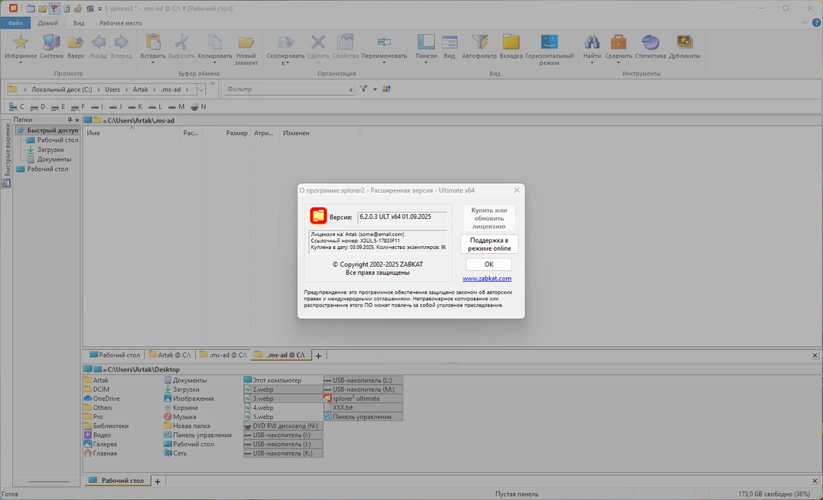 Проводник для Windows Xplorer2 Ultimate 6.2.0.3 + Portable — изображение 3