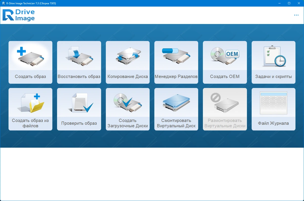 R-Drive Image копирование и восстановление данных Technician 7.3 Build 7305 by KpoJIuK — изображение 3