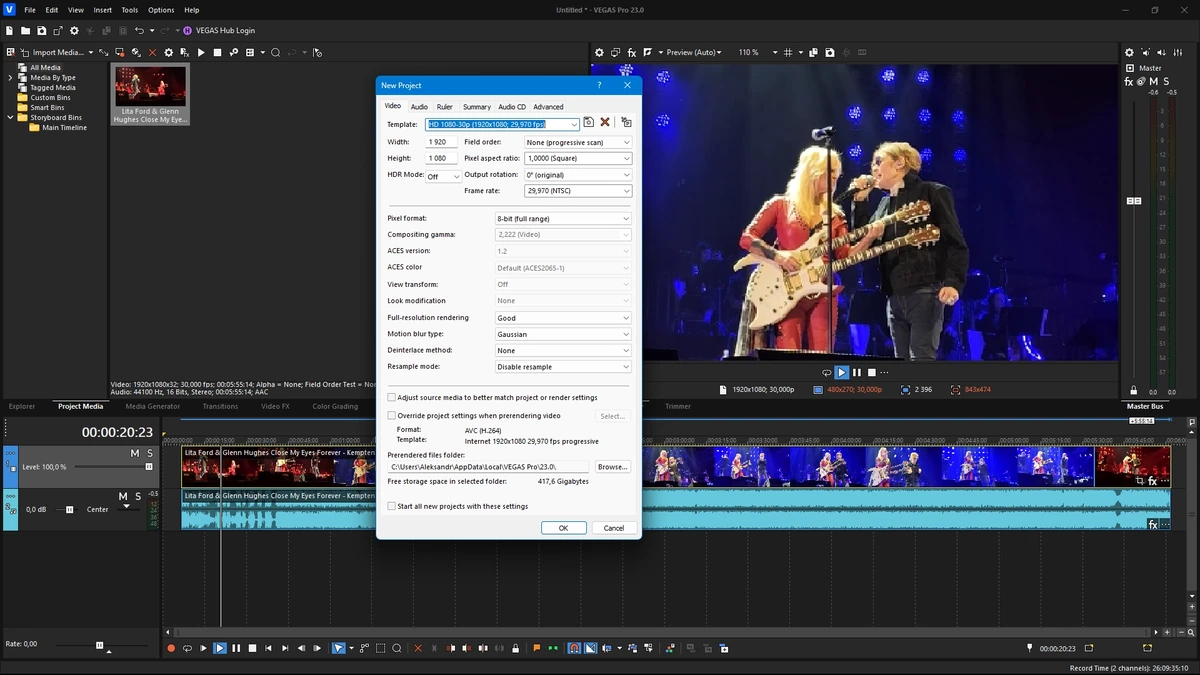 Работа с видеофайлами MAGIX Vegas Pro 23.0 Build 356 by KpoJIuK — изображение 3