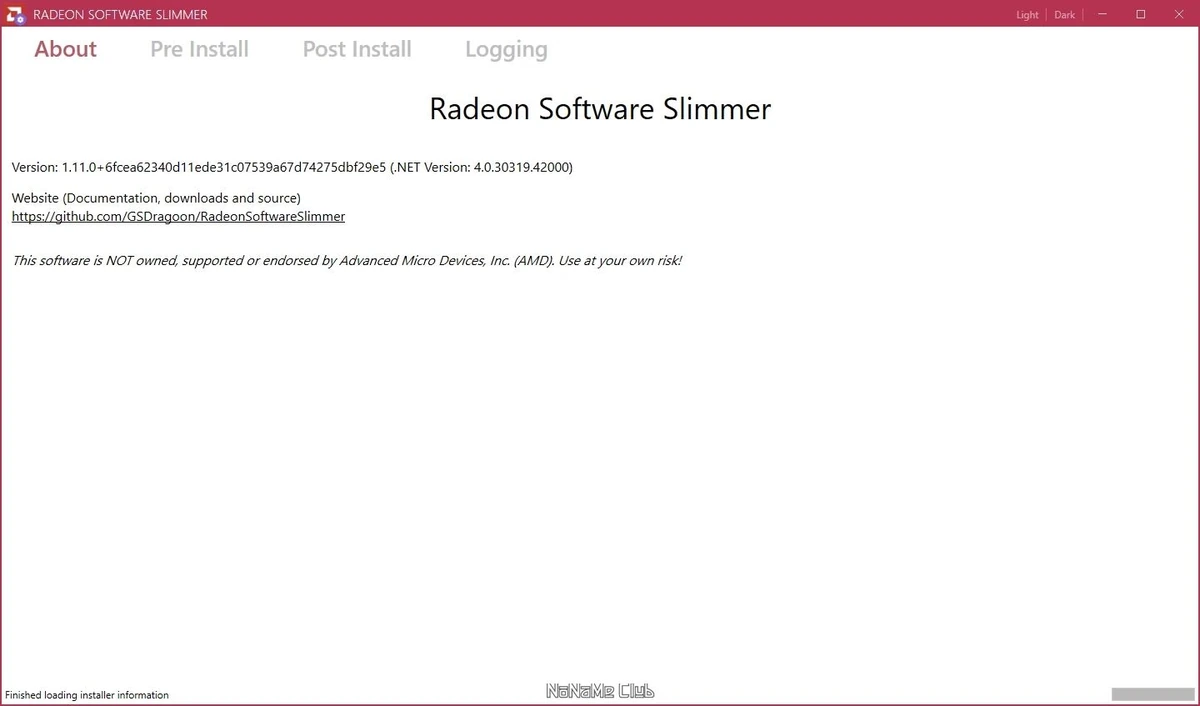 Radeon Software Slimmer 1.11.0 Portable — изображение 3