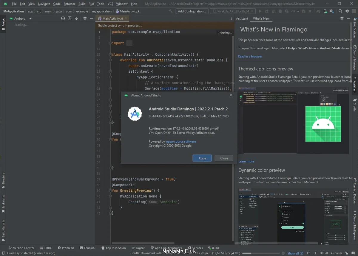 Разработчику приложений Android Studio Flamingo 2022.2.1 Patch 2 Build #AI-222.4459.24.2221.10121639 + Portable — изображение 3
