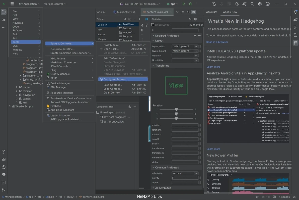 Разработка Андроид приложений - Android Studio Hedgehog | 2023.1.1 Patch 1 #AI-231.9392.1.2311.11255304 + Portable — изображение 3