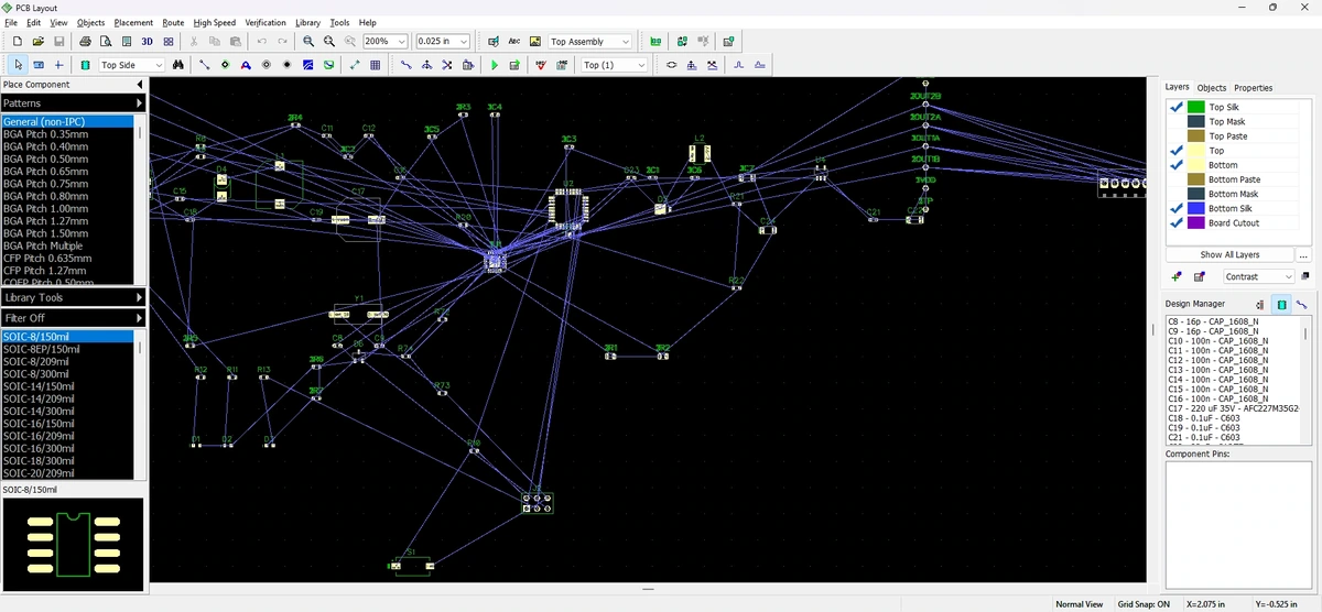 Разработка печатных плат DipTrace 5.2.0.4 + 3D Models — изображение 3