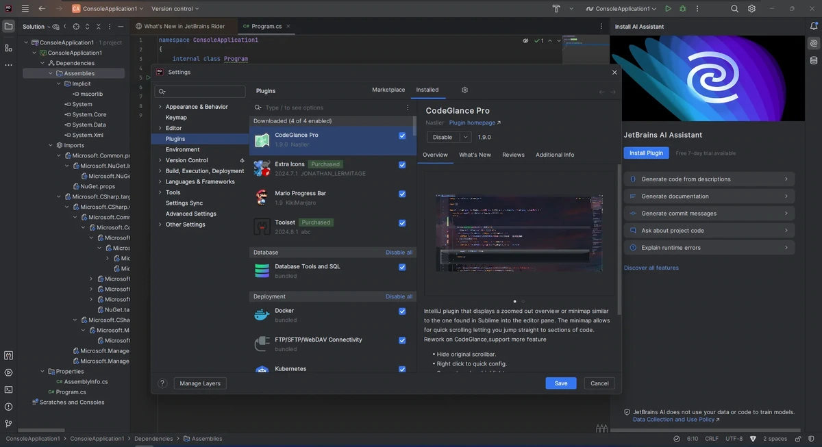Разработка приложений JetBrains Rider 2026.1 by IDE`a — изображение 3