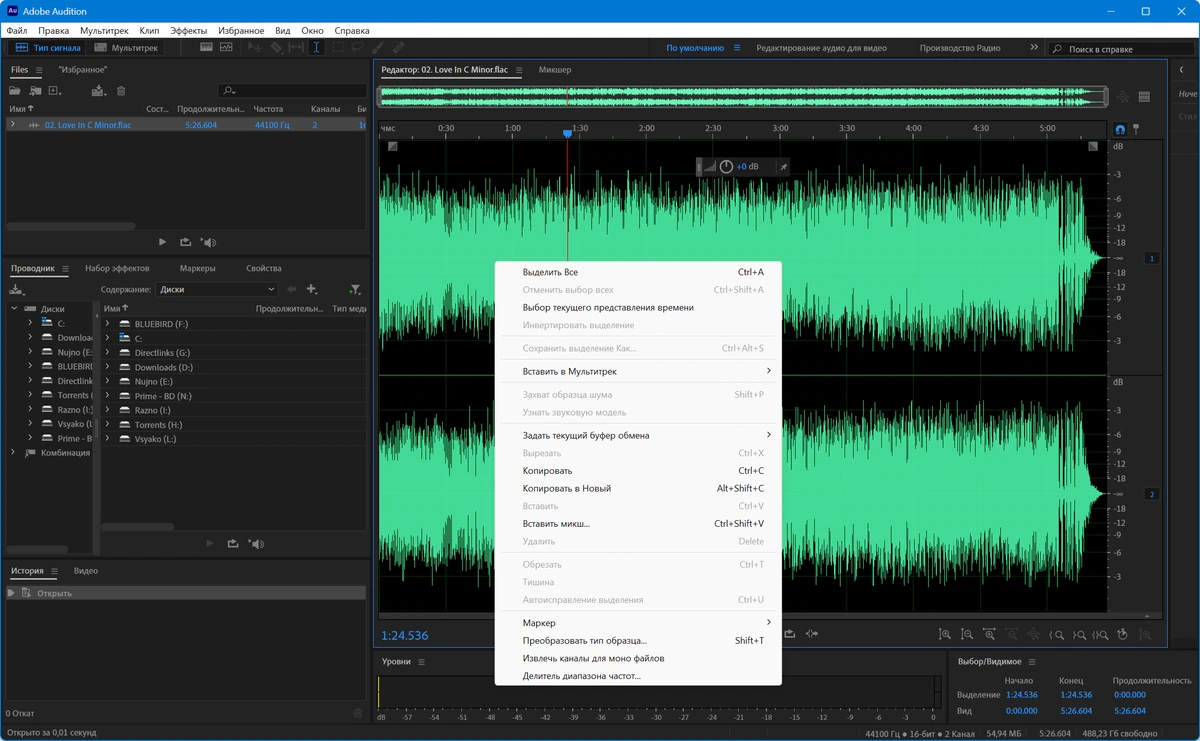 Редактирование и микширование звука Adobe Audition 2026 26.3.0.79 by 7997 — изображение 3