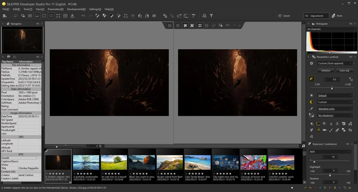 Редактор цифровых фото - SILKYPIX Developer Studio Pro 11.0.12.1 (x64) Portable by 7997 — изображение 3