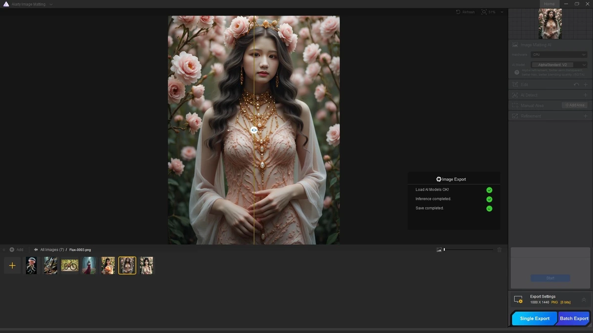 Редактор фото Digiarty AIArty Image Matting 2.3 by FC Portables — изображение 3