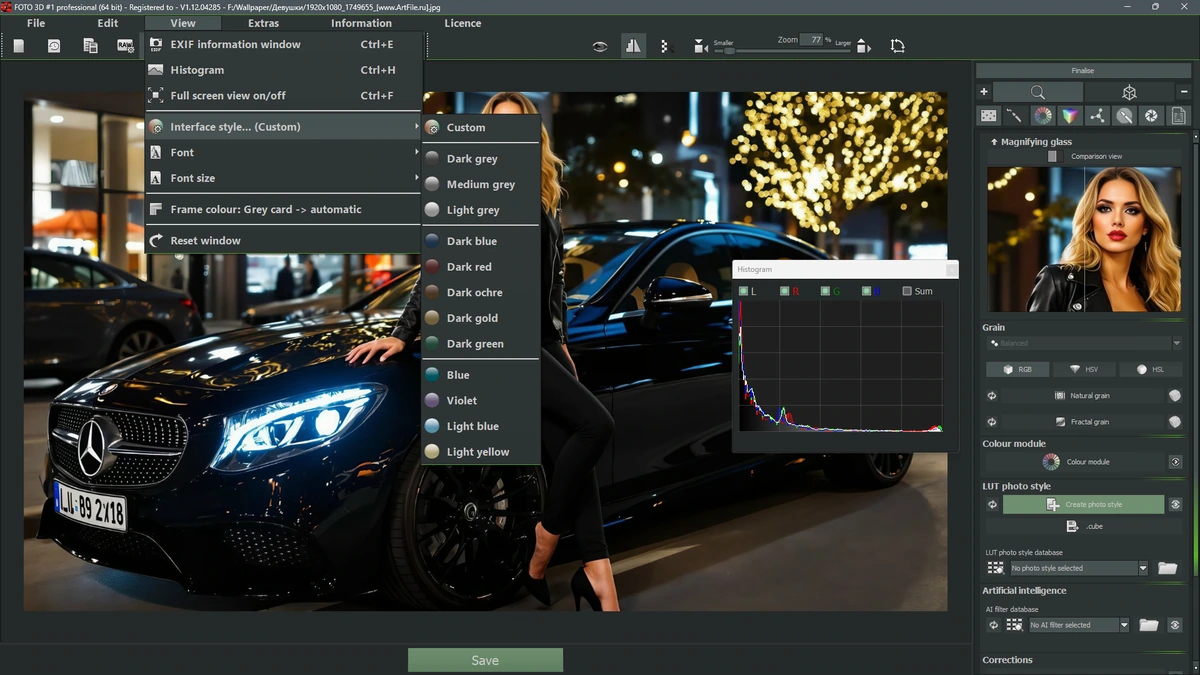 Редактор фото FOTO projects 3D professional 1.12.04285 by FC Portables — изображение 3
