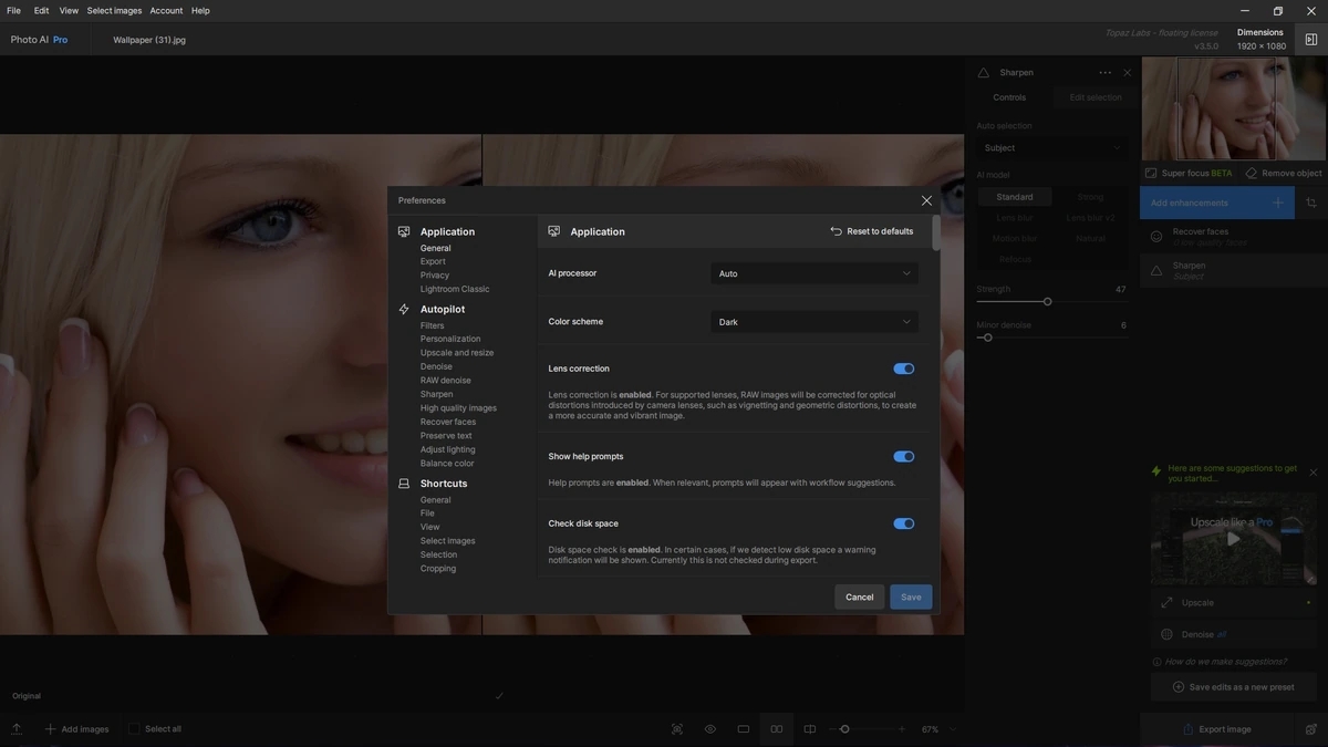 Редактор фотоснимков Topaz Photo AI Pro 3.5.0 by KpoJIuK — изображение 3