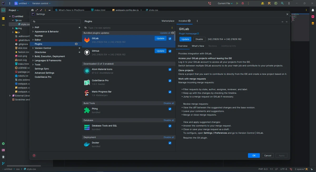 Редактор кода PHP JetBrains PhpStorm 2025.3.1.1 (x64-arm64) by IDE`a — изображение 3