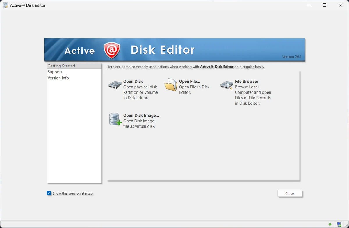 Редактор необработанных секторов Active@ Disk Editor 26.1.3 — изображение 3