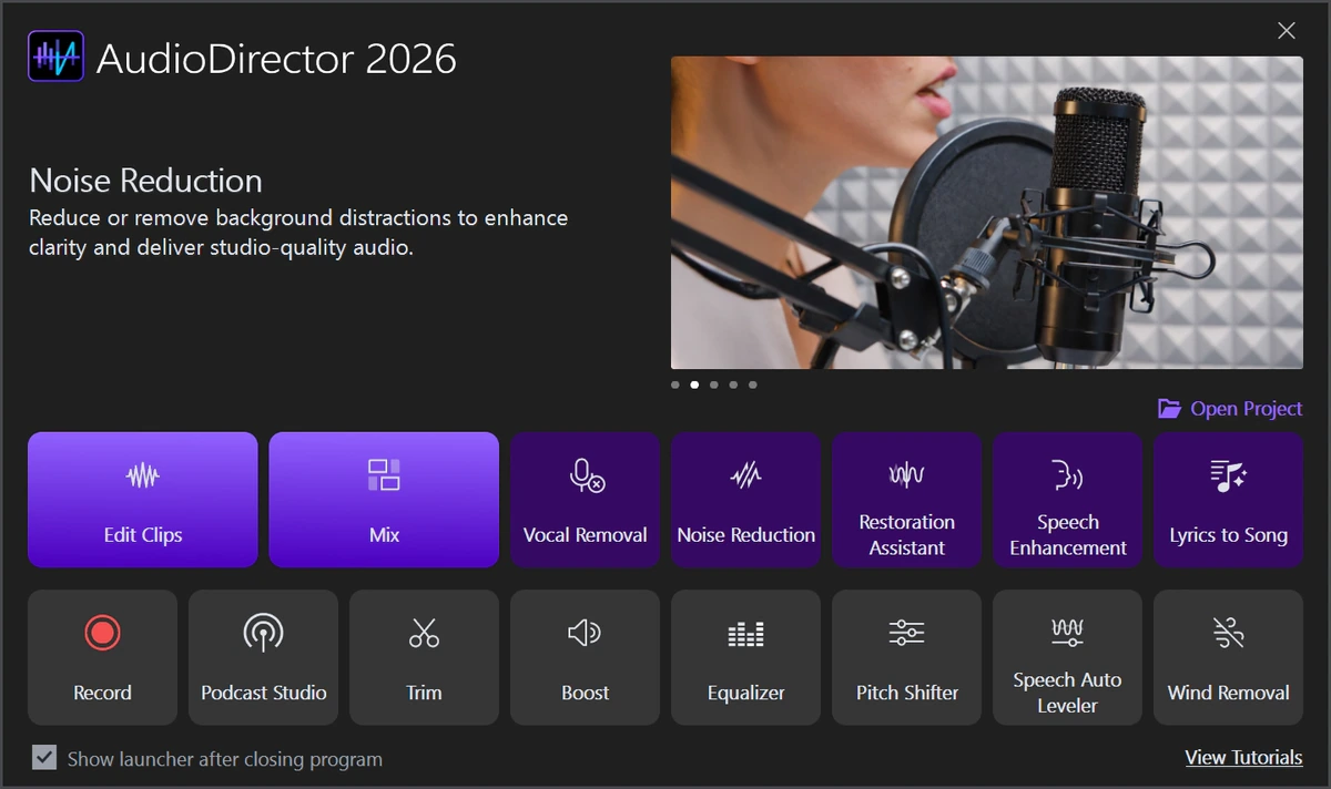 Редактор звука CyberLink AudioDirector Ultra 2026 16.5.6525.0 by 7997 — изображение 3