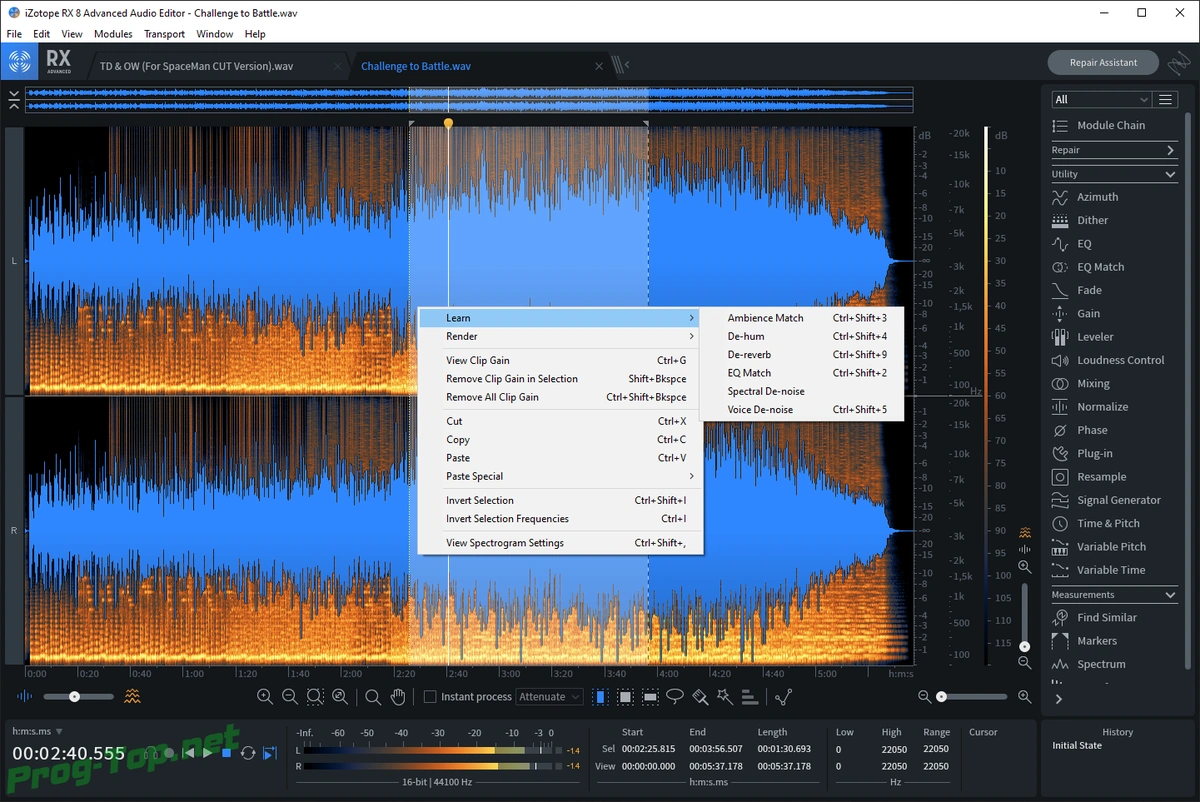 Ремонт и полировка звука - iZotope - RX 8 Audio Editor Advanced 8.0.0.496 STANDALONE, VST, VST3, AAX RePack by R2R — изображение 3
