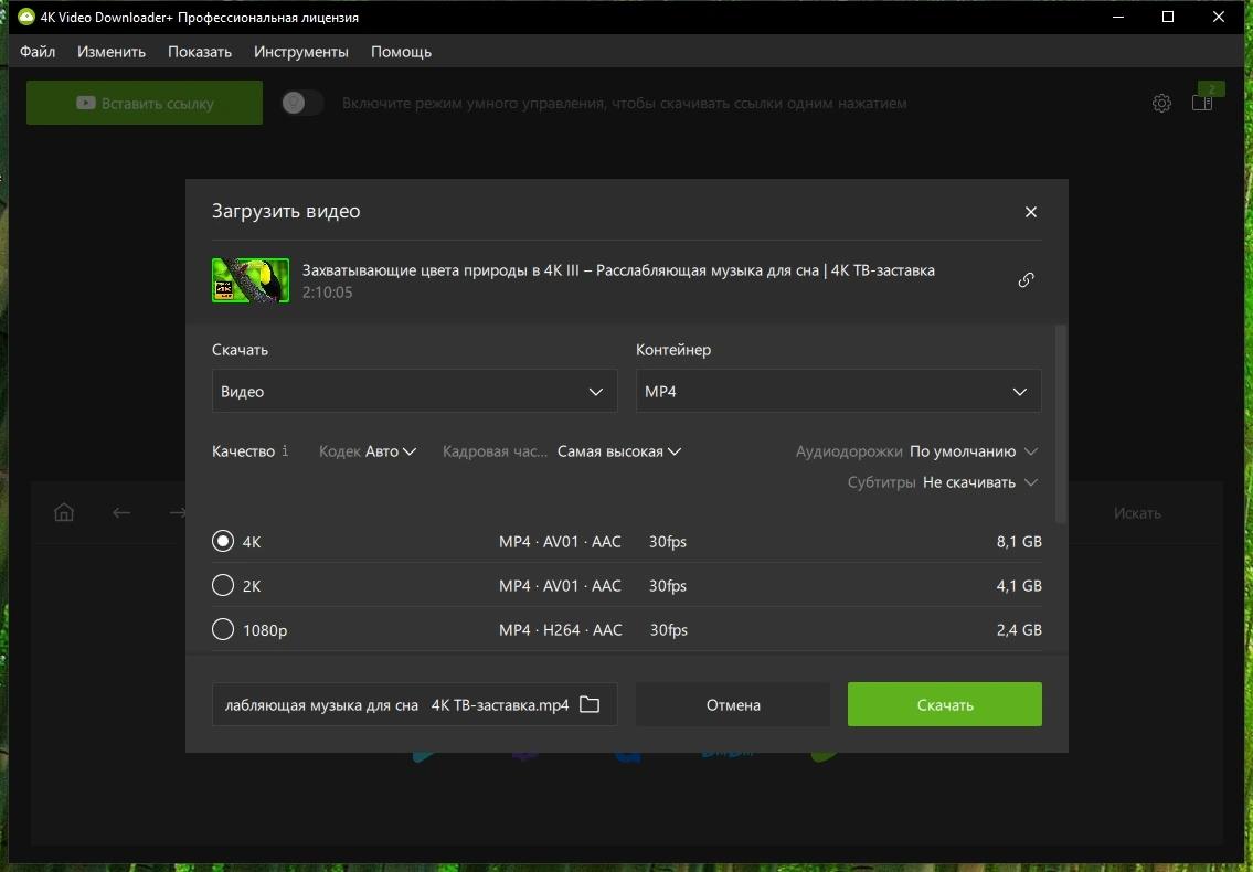 4K Video Downloader+ 26.0.7.293 by elchupacabra — изображение 3