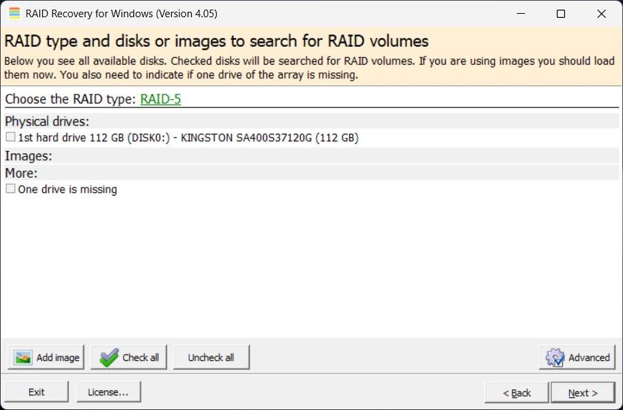 Runtime RAID Recovery 4.05 — изображение 3
