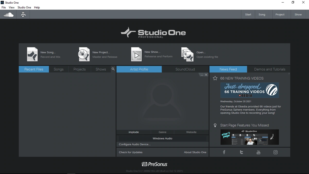 Секвенсор для создания музыки - PreSonus Studio One 5 Professional 5.4.1 — изображение 3