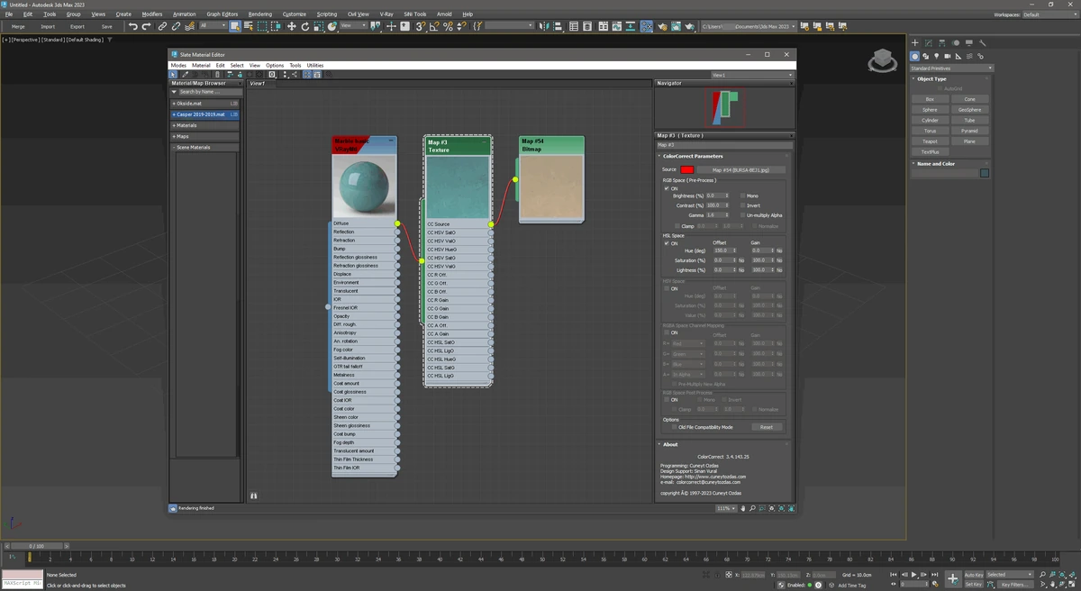Шейдер для коррекции цвета ColorCorrect for 3ds Max 1 - 2024 — изображение 3