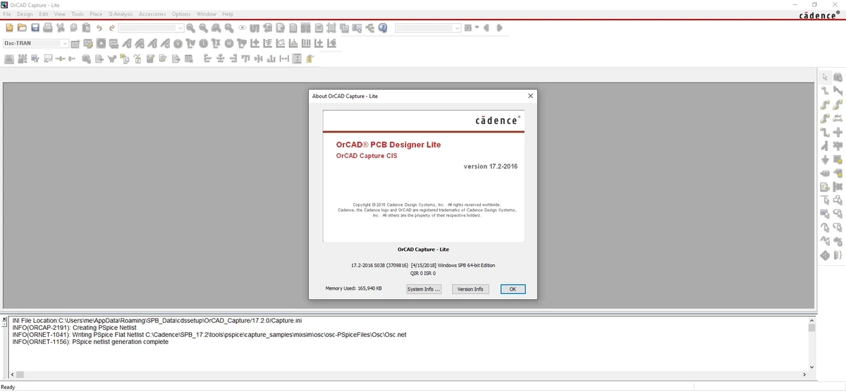 Схемотехника OrCAD Capture PSpice Lite 17.2 — изображение 3