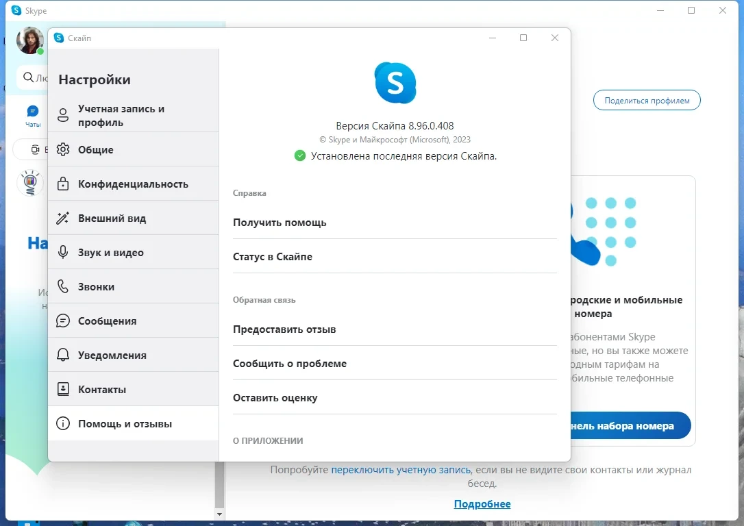 Скайп для Windows Skype 8.96.0.408 by elchupacabra — изображение 3