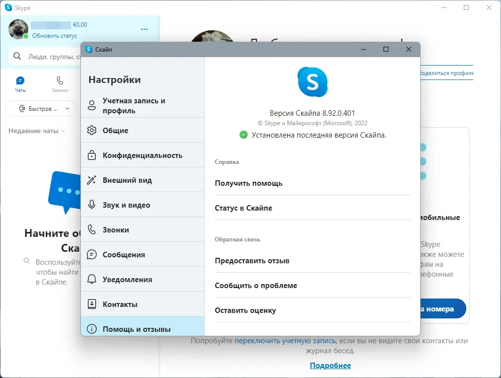Скайп портативная версия - Skype 8.92.0.401 RePack (& Portable) by elchupacabra — изображение 3
