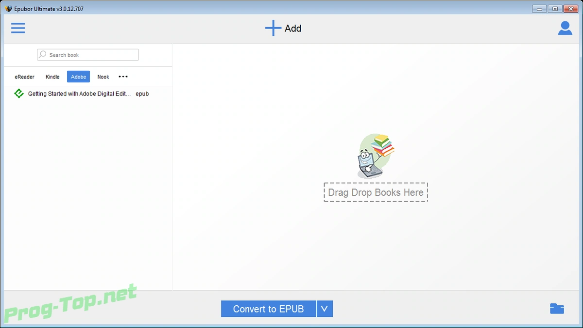 Снятие защиты с электронных книг - Epubor Ultimate 3.0.12.707 — изображение 3